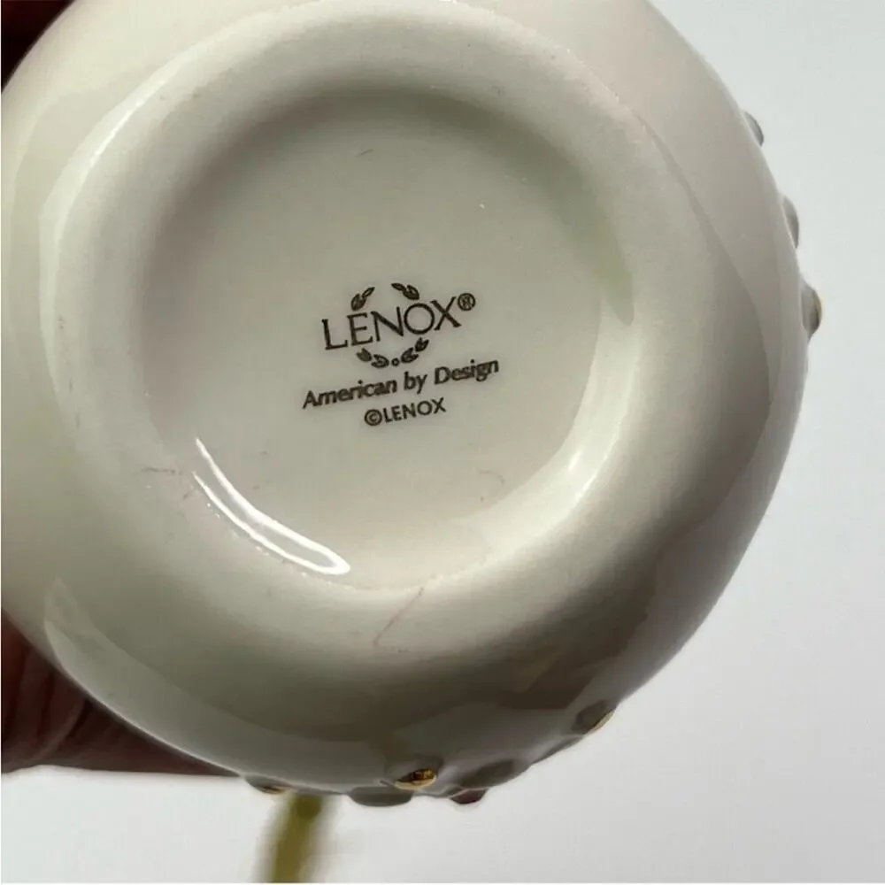 Bundle of 2 Lenox Christmas Porcelain Ornaments Angel & Snowman - Picture 12 of 13